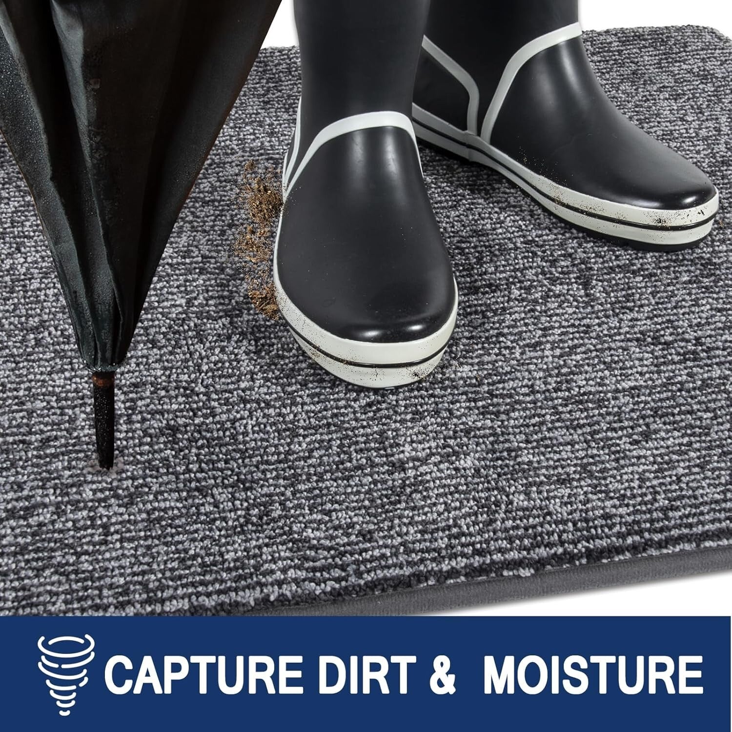 FCSDETAIL Dirt Trapper Indoor Door Mat 120x180 cm Machine Washable Entrance Rug