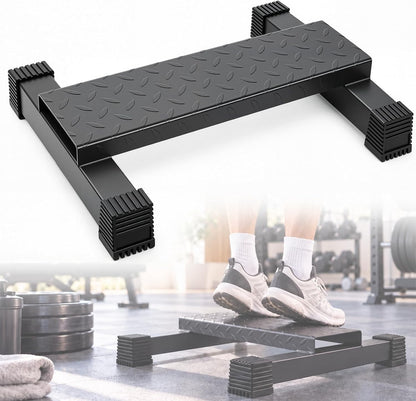 Calf Raise Bar Machine Steel Heavy Duty 400kg Non Slip Gym Squat Stretch Trainer
