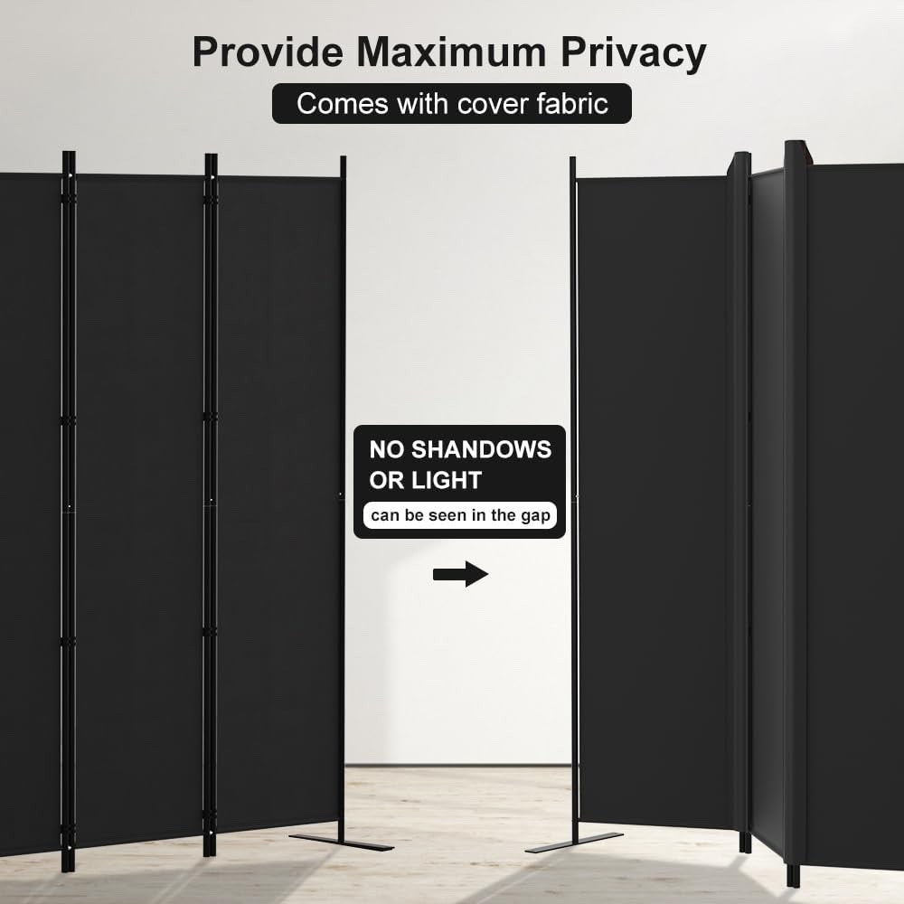 Room Divider Folding Privacy Screen Freestanding Portable Partition Separation