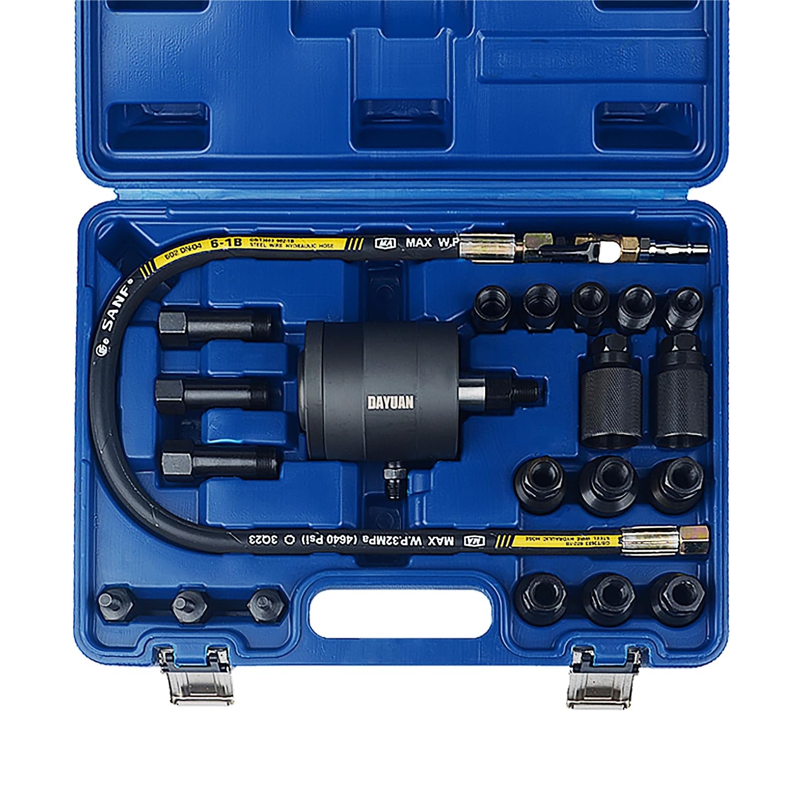 21pcs Professional Pneumatic Diesel Injector Puller Injector Removal Tool Kit