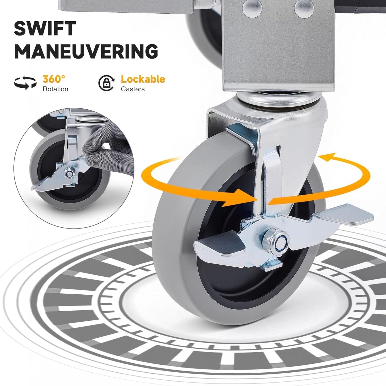 Convertible Hand Truck 2in1 Folding Dolly Cart 110KG Aluminum Adjustable