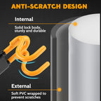 Twin Bar Steering Wheel Lock Anti Theft Universal Car Security Device