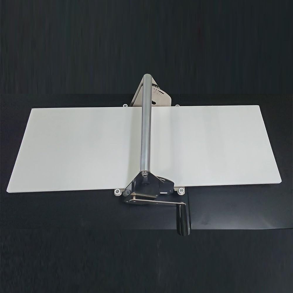 Dough Sheeter Manual Pastry Roller 12in Fondant Adjustable Thickness Machine