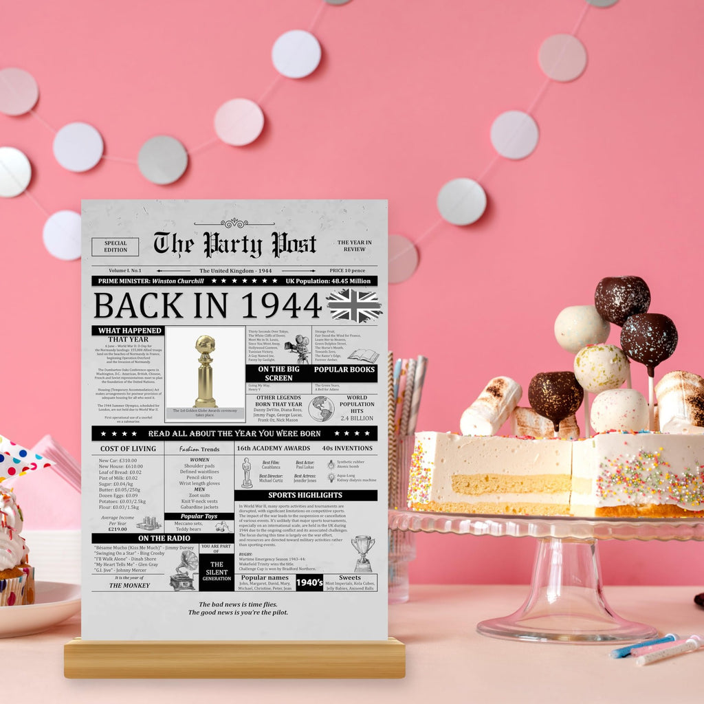 56th Birthday Gifts for 56 Years Old Women or Men Party Decorations Supply