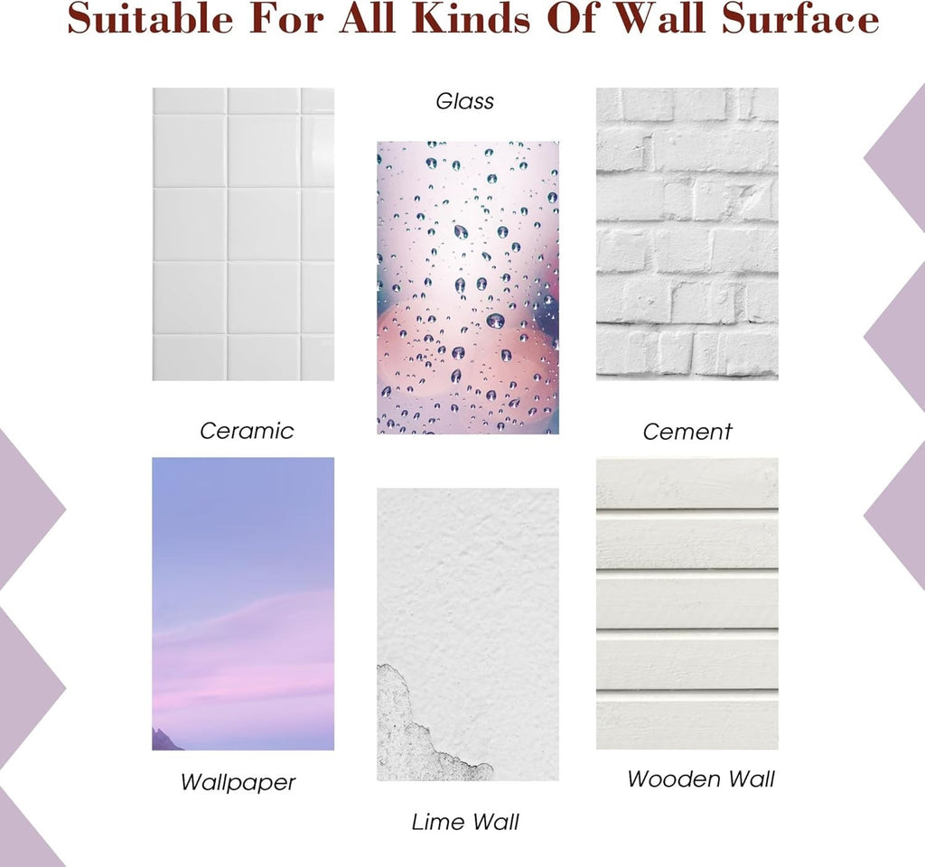 White Extendable Shower Curtain Rod Adjustable Tension Pole No Drill