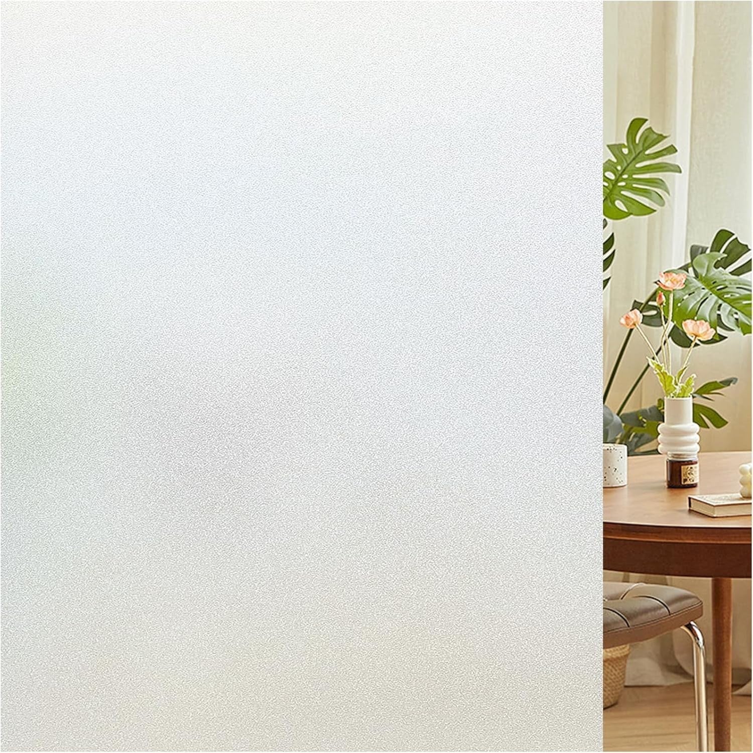 Frosted Window Film Privacy Static Cling Opaque UV Block Glass Cover