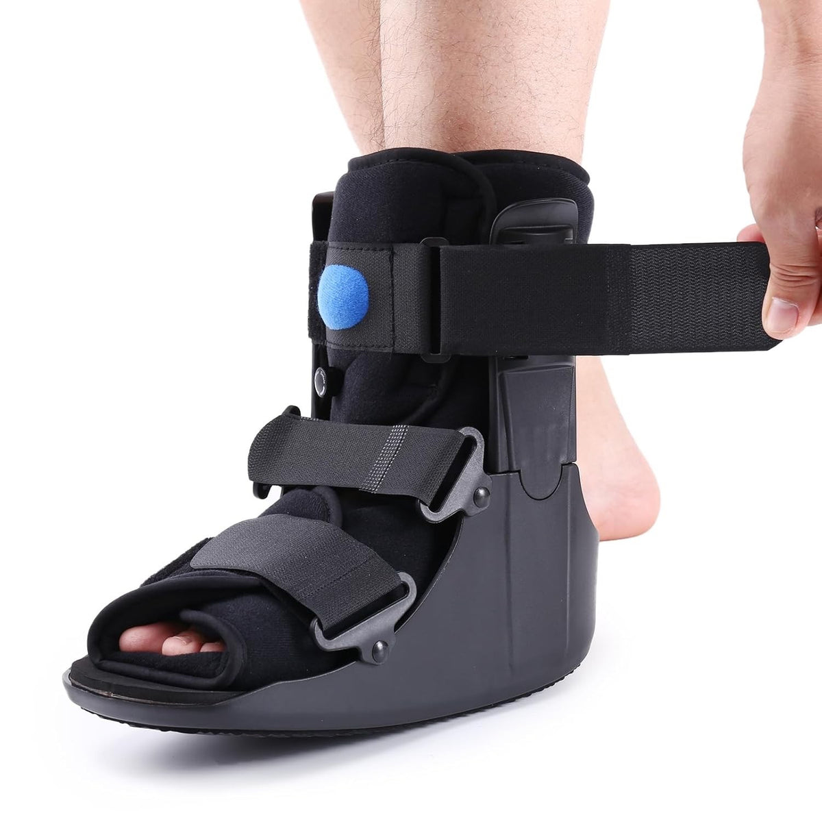 Walking Boot Ankle Brace Orthopaedic Air Walker Fracture Support Black 8.5-10.5