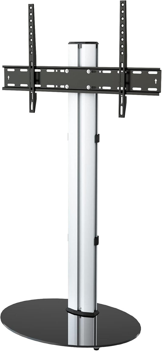 MAHARA Swivel Column TV Stand - for 32 to 55 inch TVs-Universal freestanding sil
