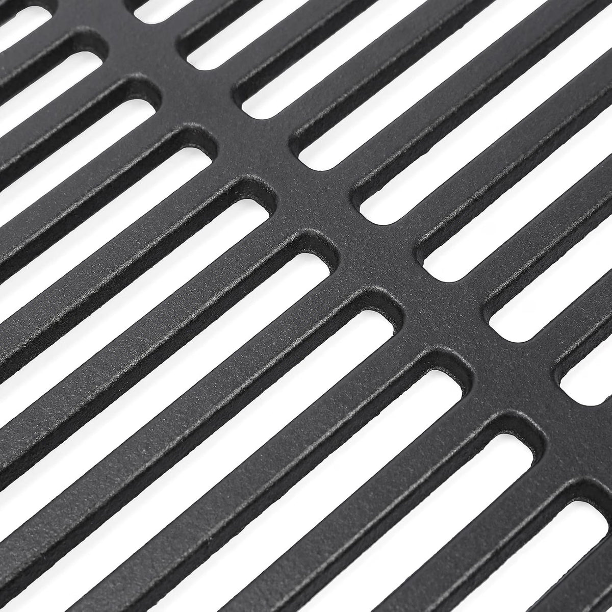 Cast Iron BBQ Grill Grate 60x40cm Enamelled Replacement Cooking Rack Universal