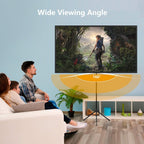 100 Inch 16:9 Outdoor Projector Screen Stand Tripod Portable 1.2 Gain Easy Setup