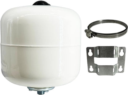 Potable Expansion Vessel Tank 12 Litre 2.5 Bar Grey Water Cylinder With Bracket