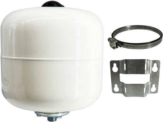 Potable Expansion Vessel Tank 12 Litre 2.5 Bar Grey Water Cylinder With Bracket