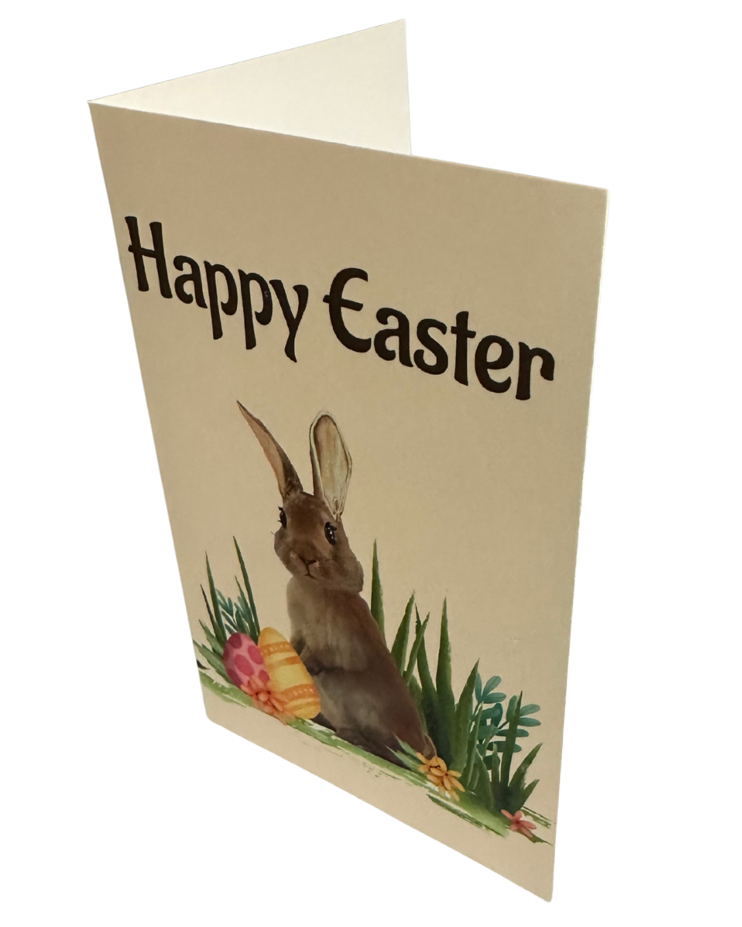 Happy Easter Celebration Cards Pcs 12 Yellow Bunny Including Stickers