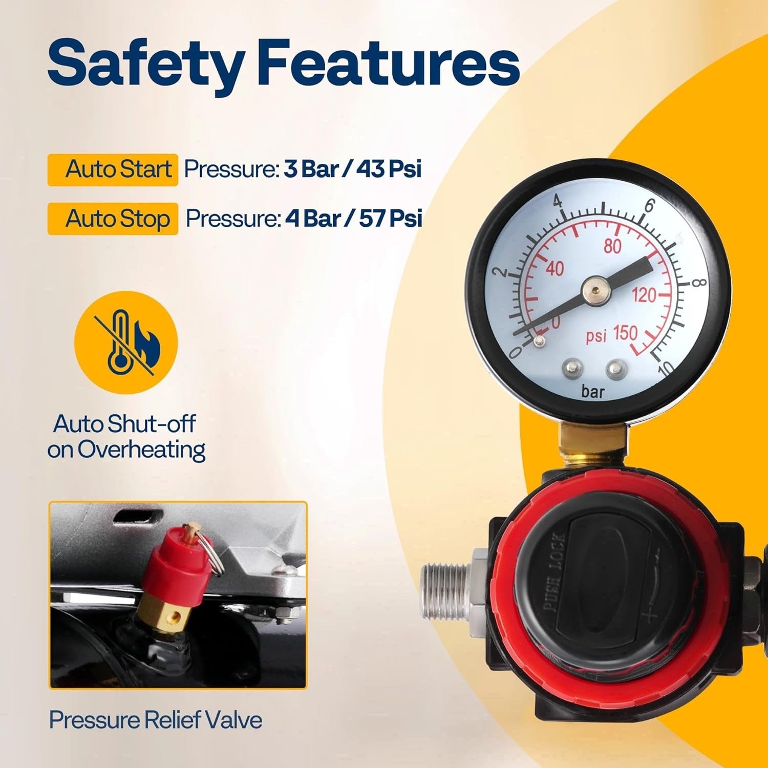 1/5HP Airbrush Kit 3L Tank Compressor 0.3mm Dual Action Gravity Feed