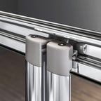 800mm Bi Fold Shower Door Inward Opening Space Saving Bathroom Enclosure