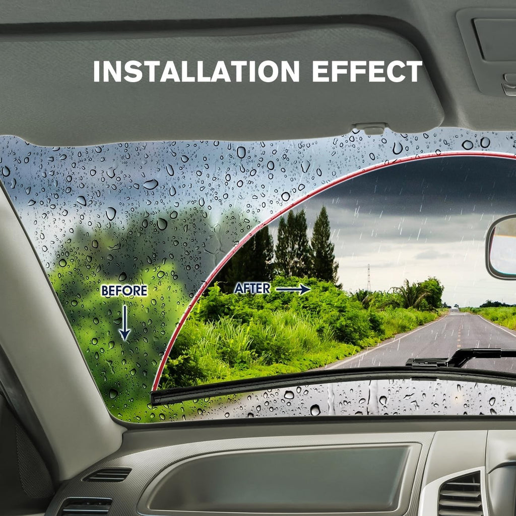 Front Rear Wiper Blades Set for Fiat 500 07+ Ford Ka MK2 10+ 24 14 11 Inch