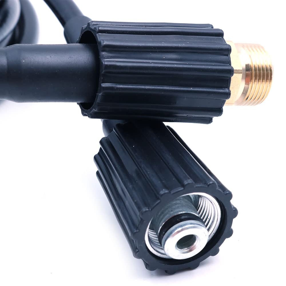 ZONADAH 8m High Pressure Washer Hose 26FT X 1/4 Inch 5800 PSI M22 14mm PIN