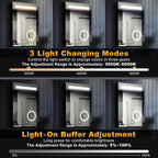 ELEGANT LED Bathroom Mirror 500x700mm Shaver Socket Demister Touch