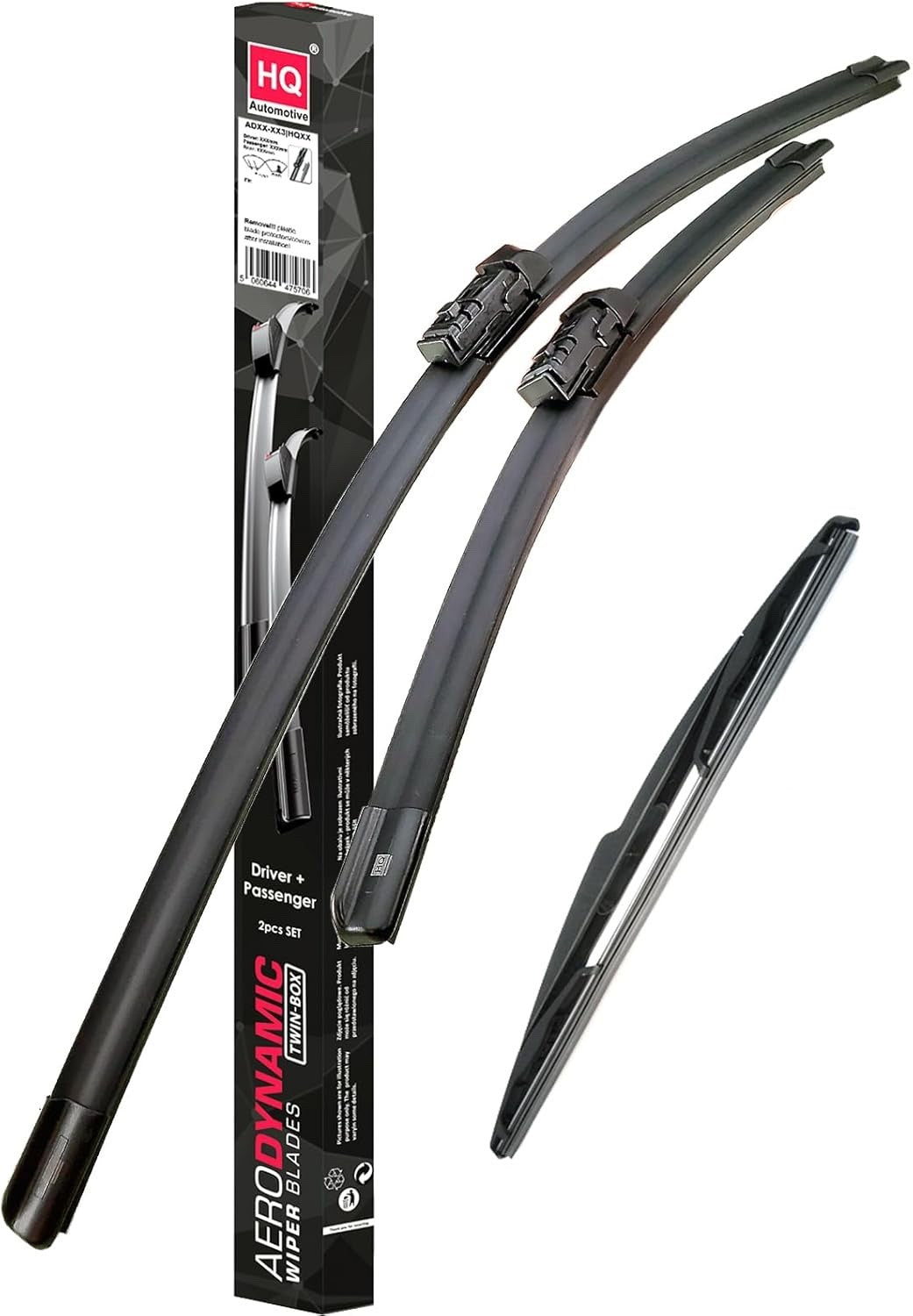 Toyota Prius Wiper Blades Front Rear Kit 2016-2021 29 16 16 Inch 3pc Set HQ16P