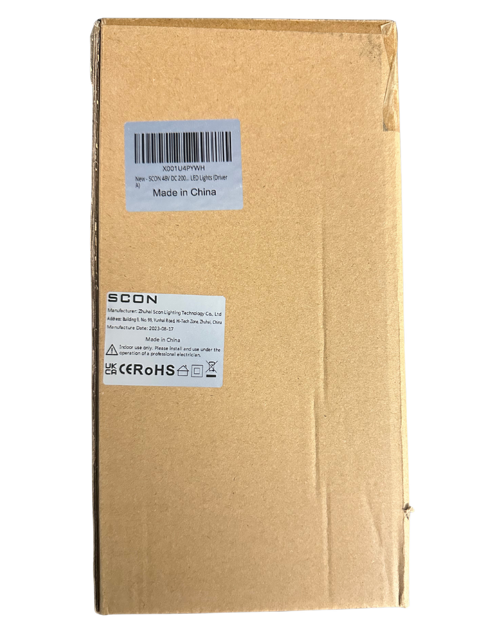 SCON Driver 48V LED DC 200W Non-Dimmable Transformer for Magnetic Track Lighting