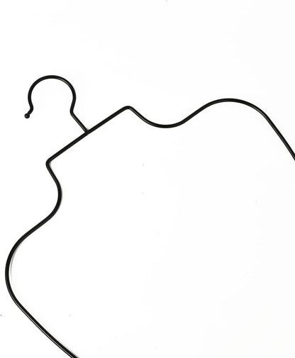 Lingerie Hangers 10 Pack Metal Wire Body Shape Bikini Swimsuit Display Black