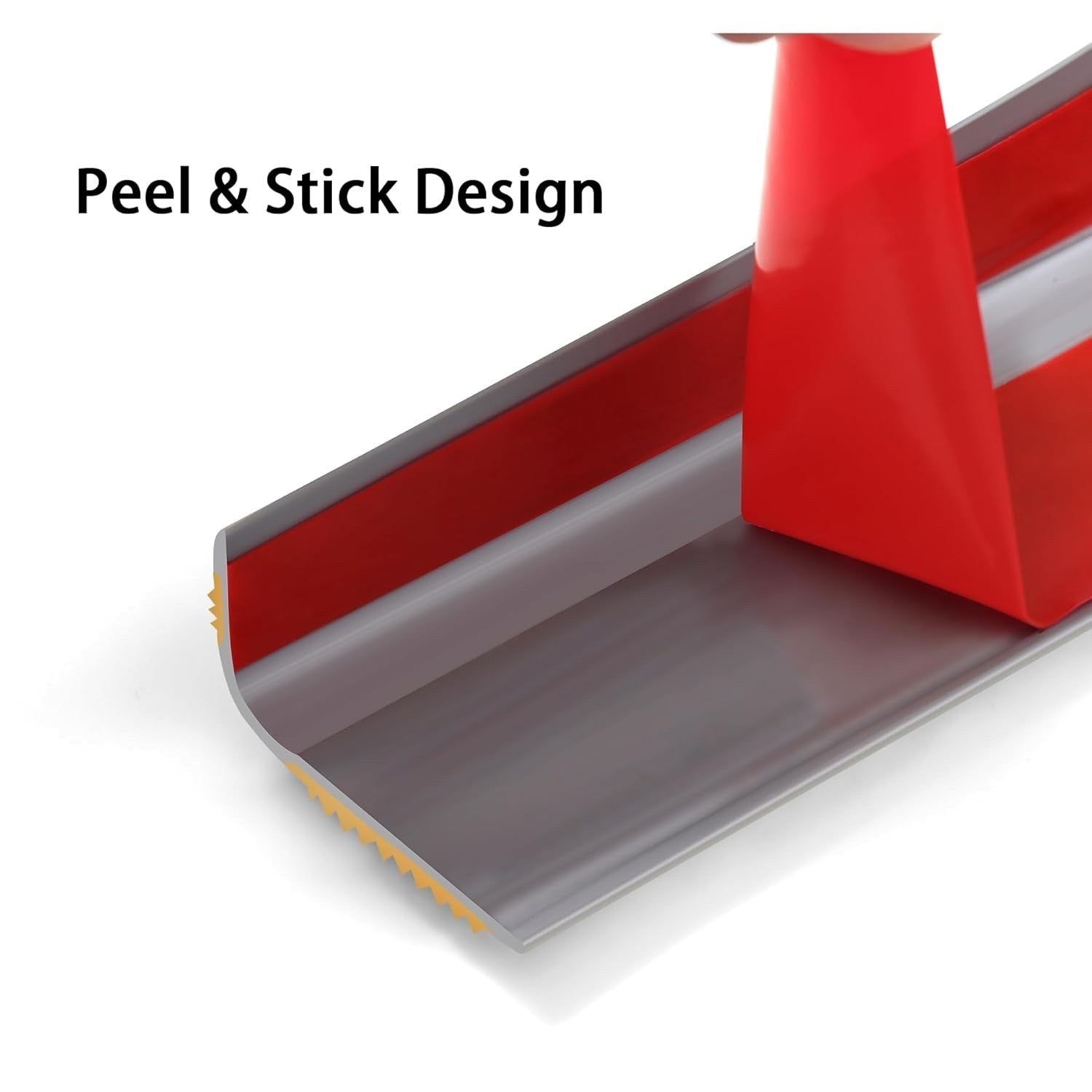 Self Adhesive Anti Slip Stair Nosing 10m Black Vinyl Rubber Edge Trim