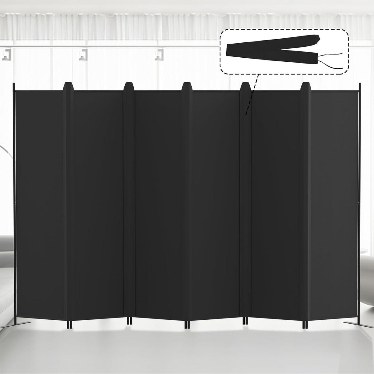Room Divider Folding Privacy Screen Freestanding Portable Partition Separation