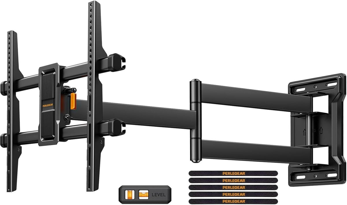 TV Wall Mount Bracket 32-65 Inch Full Motion 60kg 700mm Arm VESA 400x400 Swivel
