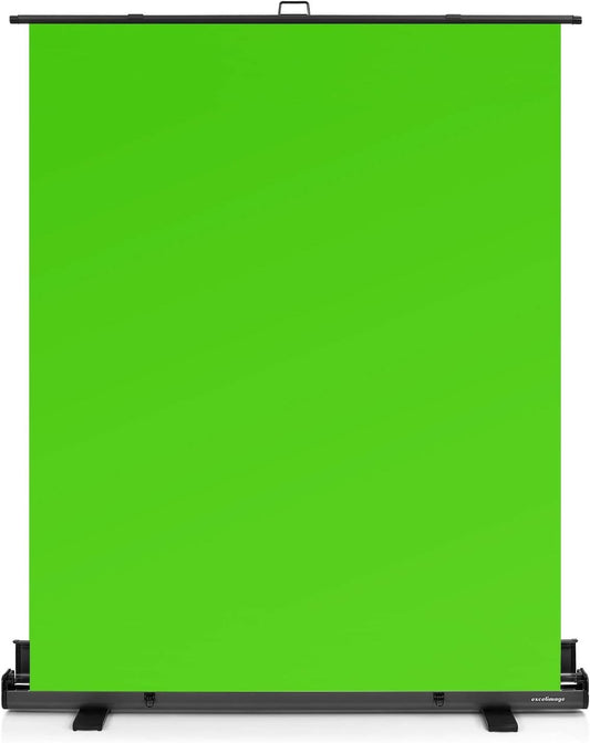 Green Screen w Stand 71x59 Pop Up Collapsible Chroma Key Streaming