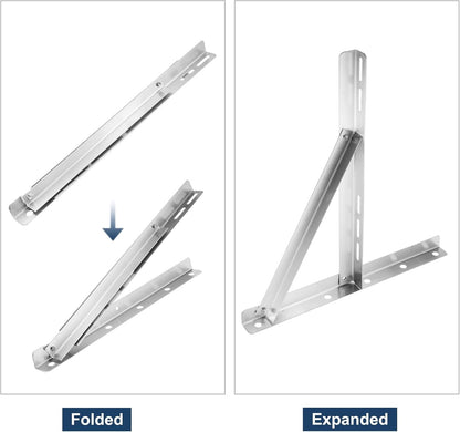 Air Conditioner Wall Brackets 250kg Stainless Steel Mini Split AC Outdoor Mount