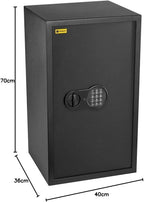 Large Digital Security Safe Electronic Lock Home Office 70x40x36cm