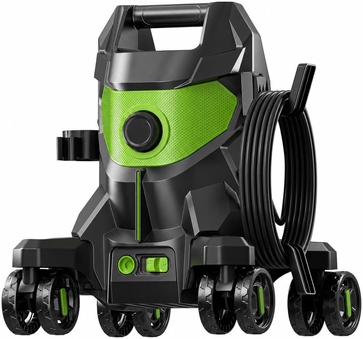 Pressure Washer Jet Wash Electric 2000W 345 Bar 680L/H Car Patio Foam Cannon
