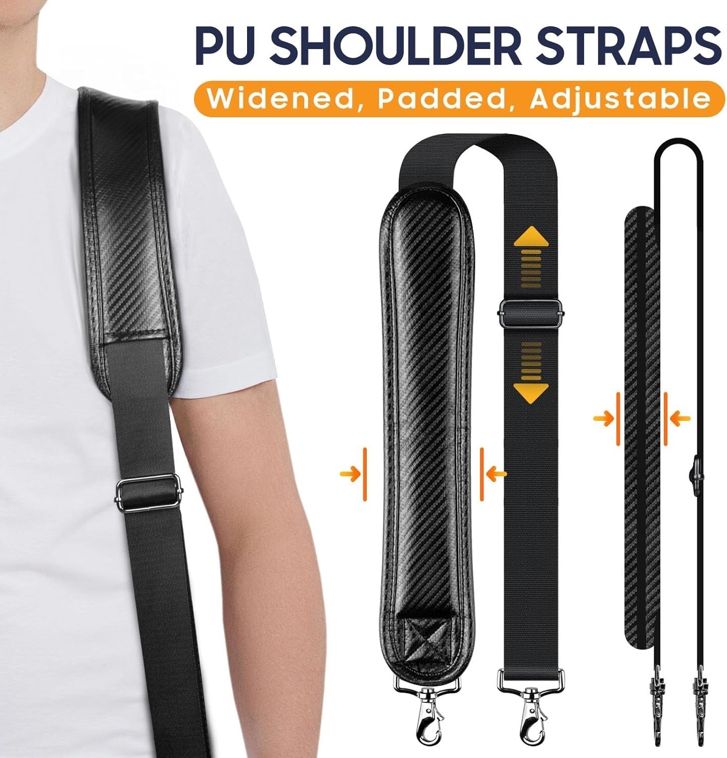 41in ABS Waterproof Acoustic Guitar Hard Case 0.6in Padding Navy CY0247 Classics