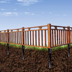 Fence Post Anchor Ground Spike 90x90mm 91cm Heavy Duty Pack