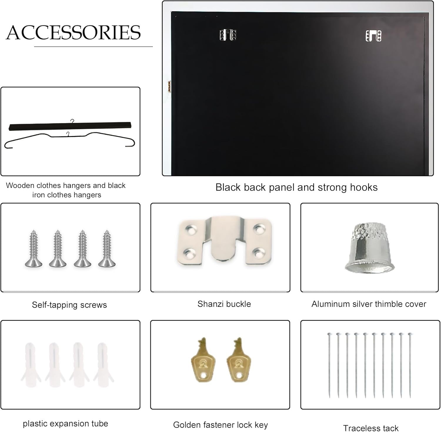 Tinkeps Football Shirt Frame Black Acrylic Display Sports Jersey 31.3 x 23.3 in