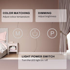 Hollywood Vanity Mirror LED Dimmable Touch Control 50x47cm Makeup Light