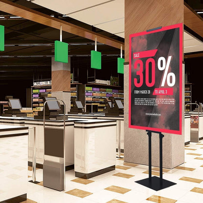 VAIIGO Double Sided Poster Stand Adjustable Floor Sign Holder Up to 203cm