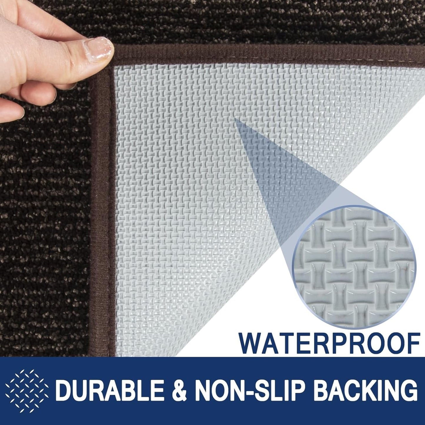 Door Mat Dirt Trapper 120x180cm Washable Non Slip Indoor Dog Rug Hallway