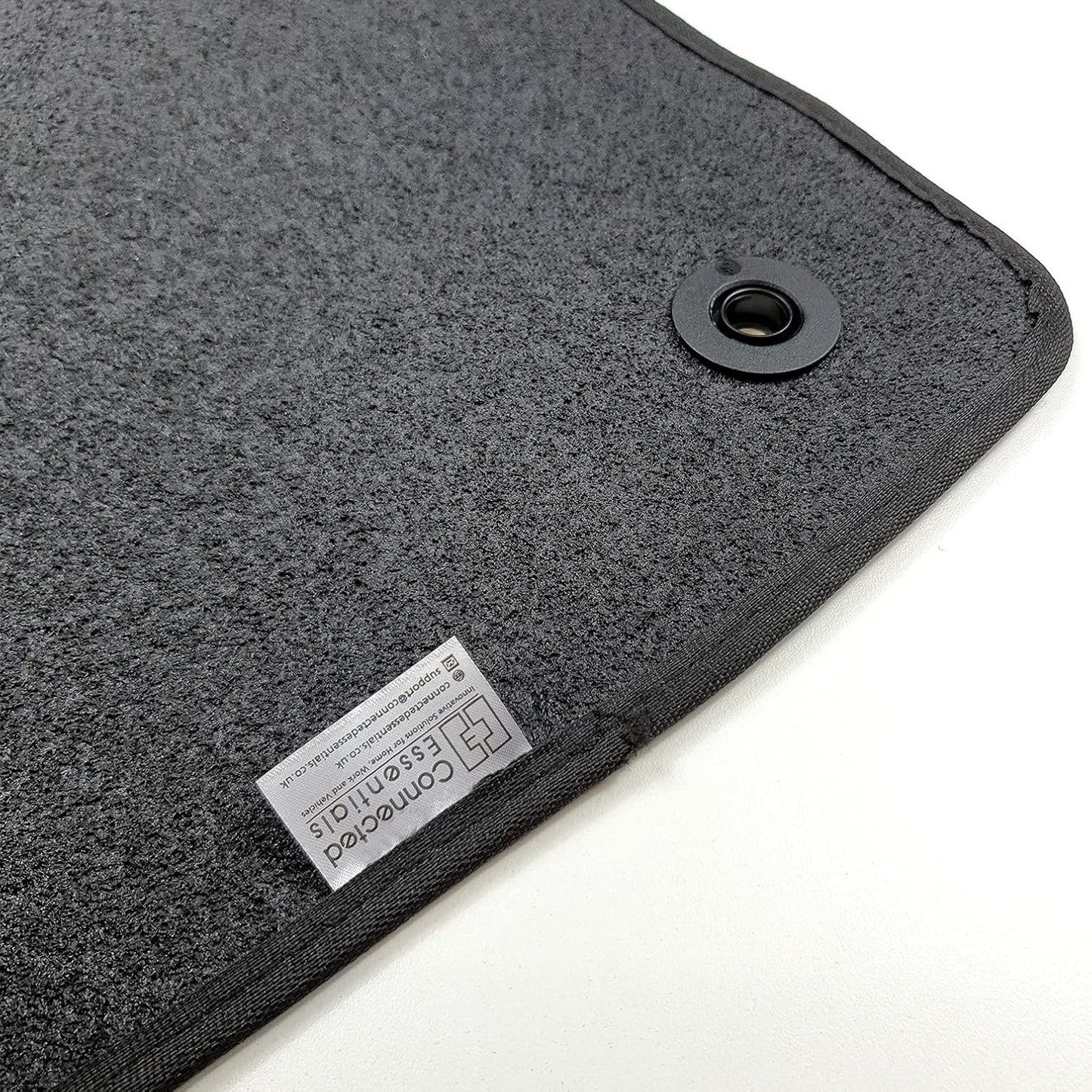 Car Floor Mats Set 4 Clips Fit Corsa E 2014-2019 Tailored Black Carpet