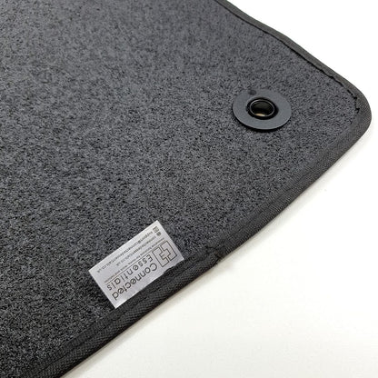 Car Floor Mats Set 4 Clips Fit Corsa E 2014-2019 Tailored Black Carpet