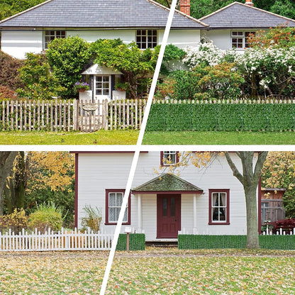 Artificial Ivy Hedge Roll 1x3m Garden Fence Screen Privacy UV Resistant Panel