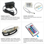 1200mm LED TV Stand White Gloss Cabinet Unit for 32-50 Inch TV Storage