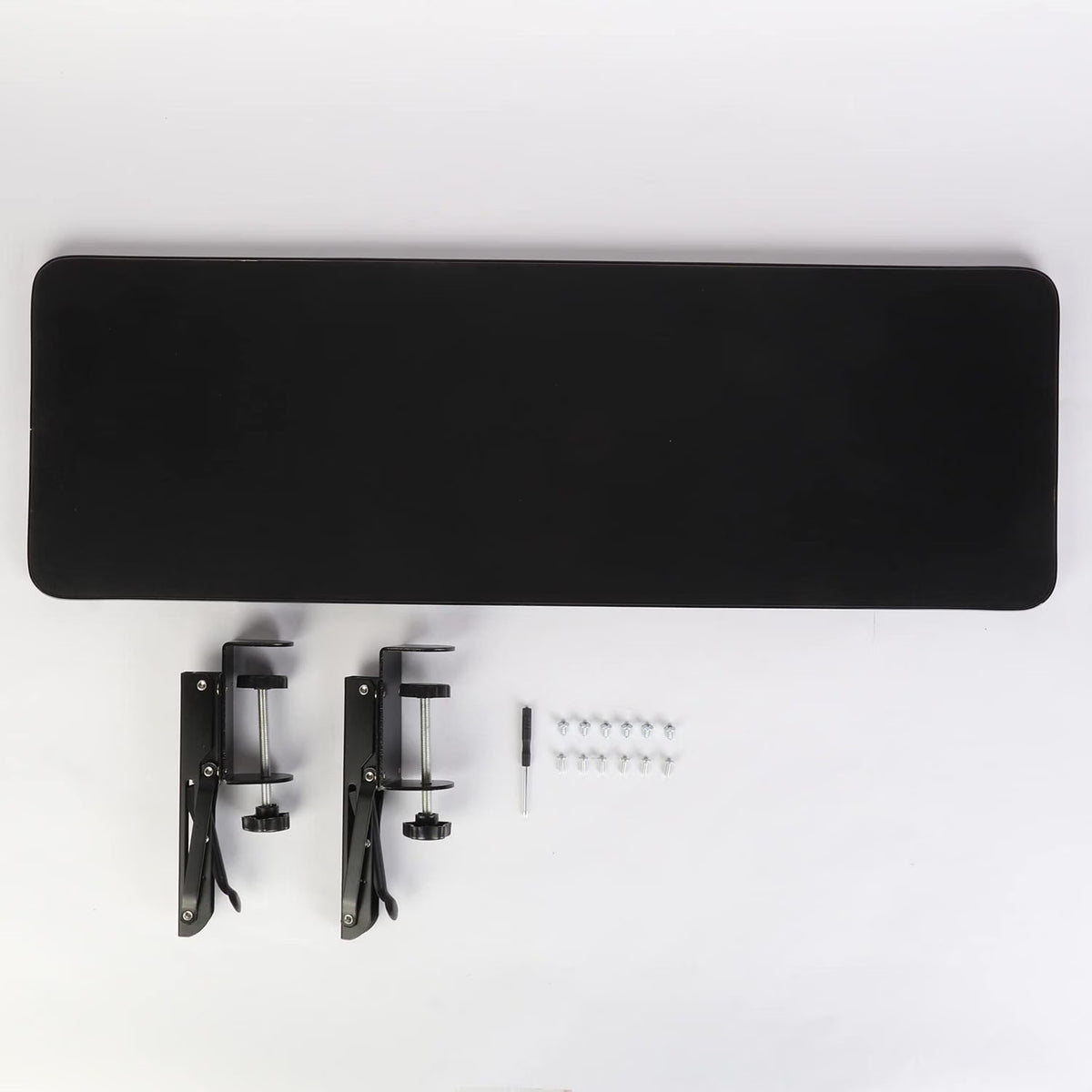 Desk Extender Tray Keyboard Armrest 65x25cm Foldable Clamp On Desk Shelf awagas