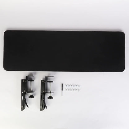 Desk Extender Tray Keyboard Armrest 65x25cm Foldable Clamp On Desk Shelf awagas
