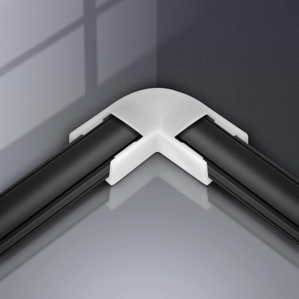 6x1m LED Aluminum Channel U Shape Diffuser Strip Cover Mount Clips Kit