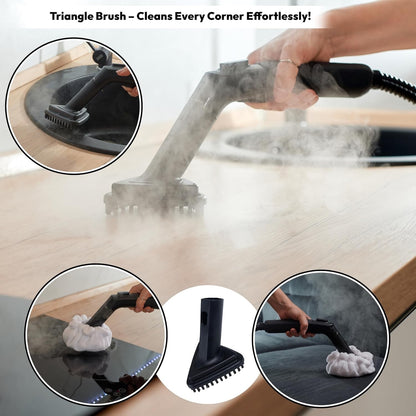 Steam Cleaner High Pressure 1800W 135C 1.6L Tank 22 Accessories Floor Grout