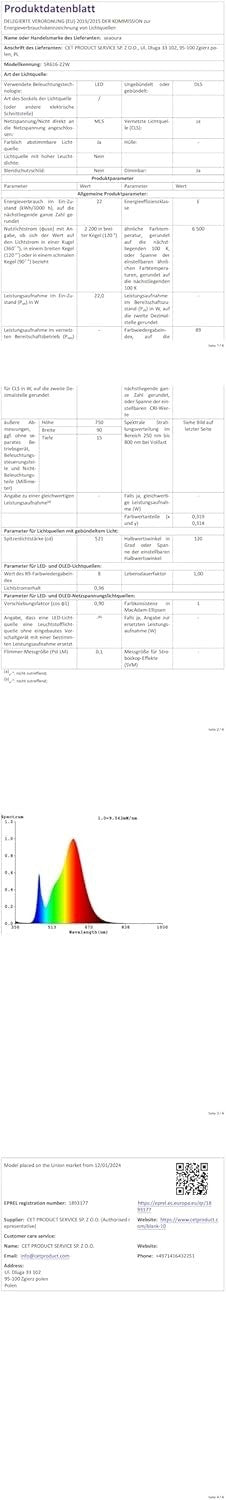 SEAOURA Led Aquarium Light for Plants-Full Spectrum Fish Tank Light with Timer