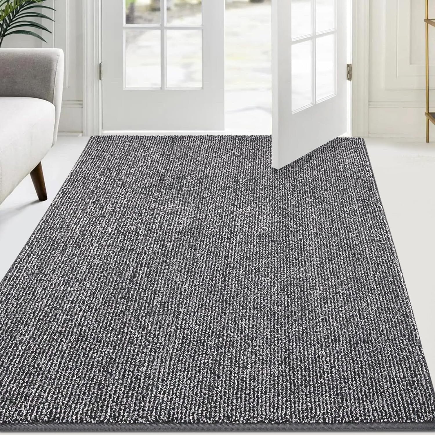 FCSDETAIL Dirt Trapper Indoor Door Mat 120x180 cm Machine Washable Entrance Rug