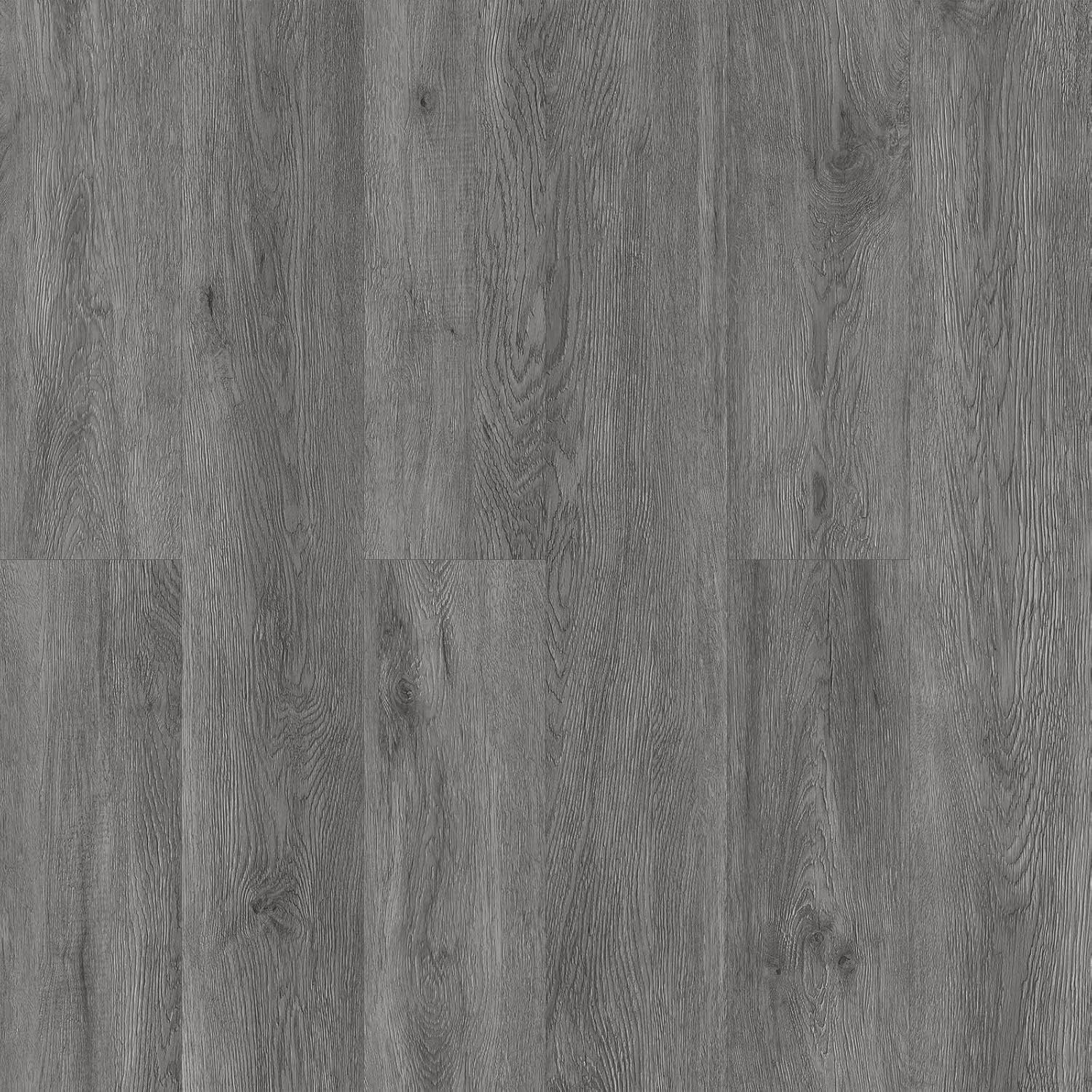 36 Pack Peel and Stick Vinyl Flooring Planks Dark Grey Wood 5.02m²