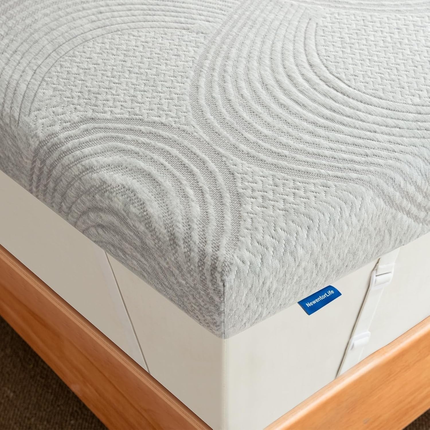 Mattress Topper Back Pain Pressure Relief Breathable Washable Cover OEKO TEX